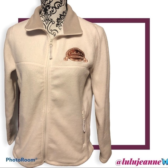 CABELA’S white full zip jacket special edition - Picture 1 of 7